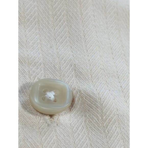 A|XIST Mens XL Short Sleeve Button Up Shirt Beige Modal Blend Casual Soft - Picture 7 of 12